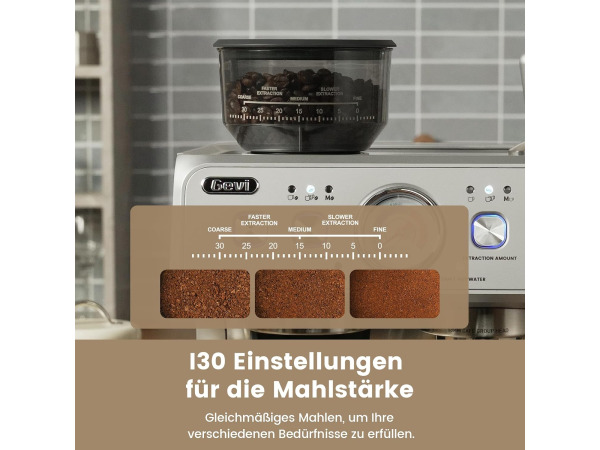 Gevi koffiezetapparaat espressomachine (mist bonenreservoir) – foto 4 – kavel bij XL Auctions