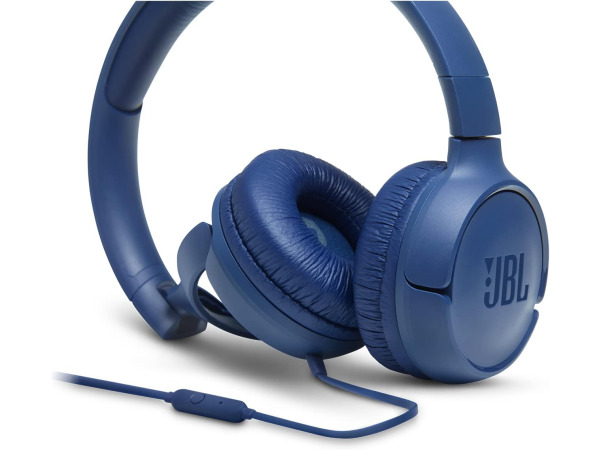 JBL Tune500 on-ear hoofdtelefoon met kabel - blauw – foto 2 – kavel bij XL Auctions