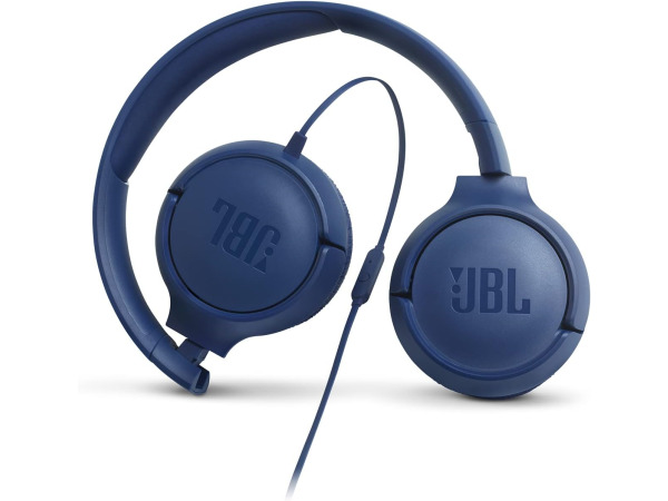 JBL Tune500 on-ear hoofdtelefoon met kabel - blauw – foto 3 – kavel bij XL Auctions