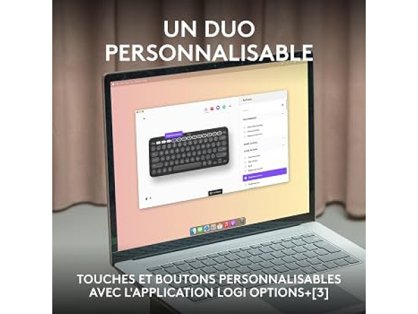 Logitech Pebble 2 Combo - Toetsenbord set (Frans AZERTY) – foto 2 – kavel bij XL Auctions