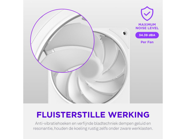 ZXT F360 RGB Reverse - 360mm Enkelram Reverse Fan - Wit – foto 7 – kavel bij XL Auctions