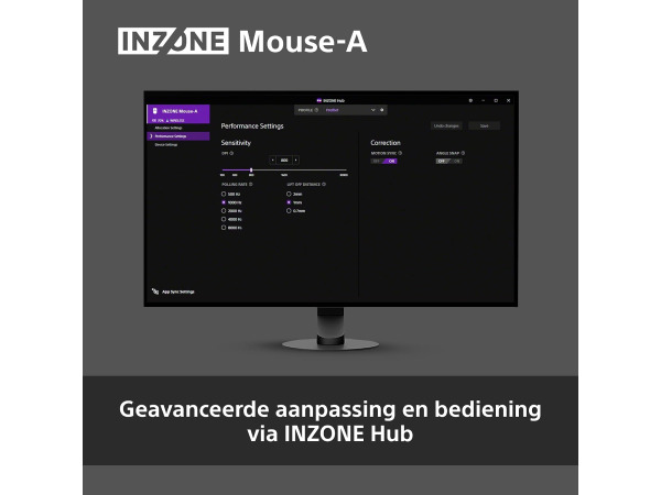 Sony INZONE Mouse-A draadloze gamingmuis - 30K DPI - 8000 Hz – foto 8 – kavel bij XL Auctions