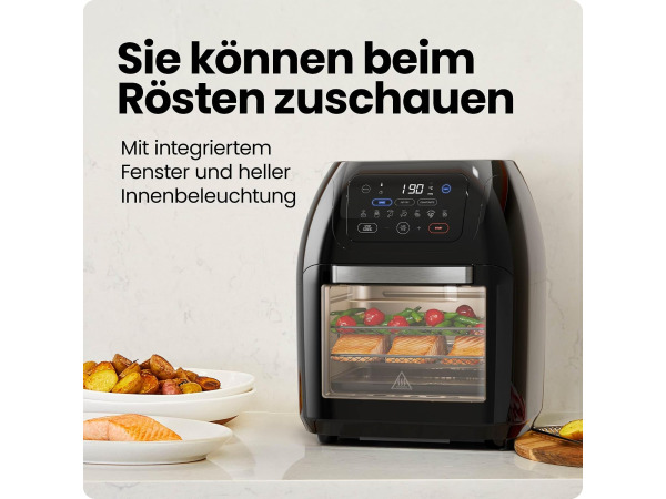 Chefman Rotisserie AirFryer - 6L - Met grill functie – foto 7 – kavel bij XL Auctions