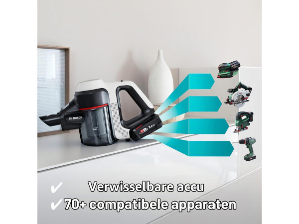 Bosch Accustofzuiger Unlimited 7 BKS711MTB (Mist ACCU) – foto 9 – kavel bij XL Auctions