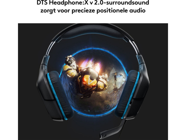 Logitech G432 - Gaming Headset - Geschikt voor PC - Blauw – foto 2 – kavel bij XL Auctions