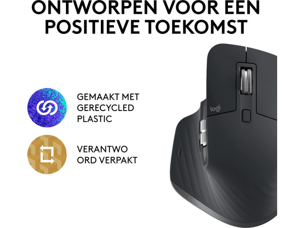 Logitech MX Master 3S - Draadloze Muis - Graphite – foto 5 – kavel bij XL Auctions