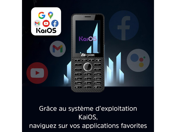 Energizer E288S telefoon - 4G - KaiOS - 2,8 inch - 4GB ROM – foto 4 – kavel bij XL Auctions
