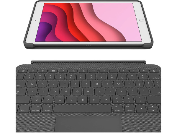 Logitech Combo Touch for iPad - DEU QWERTZ (Mist toets) – foto 2 – kavel bij XL Auctions