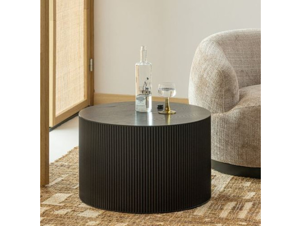 WOOOD Sanne Bijzettafel - Mdf - Zwart - 40x60x60 – foto 2 – kavel bij XL Auctions