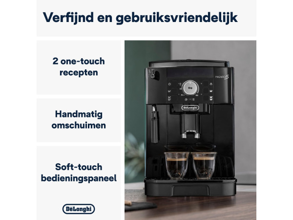 De'Longhi Magnifica S ECAM11.112.B - Koffiezetapparaat – foto 3 – kavel bij XL Auctions