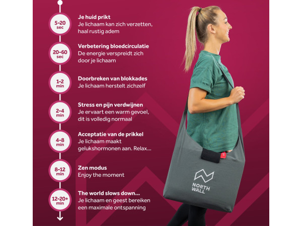 Northwall Spijkermat met Kussen & Draagtas - Acupressuur – foto 6 – kavel bij XL Auctions