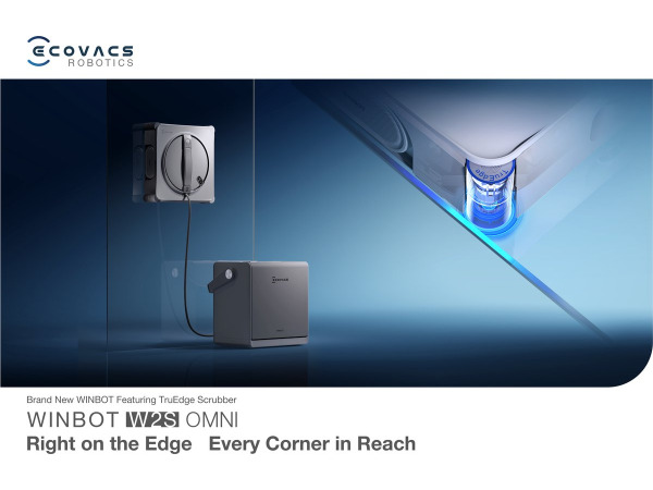 ECOVACS - WINBOT W2S OMNI - ruitenreinigingsrobot - TruEdge™ – foto 3 – kavel bij XL Auctions
