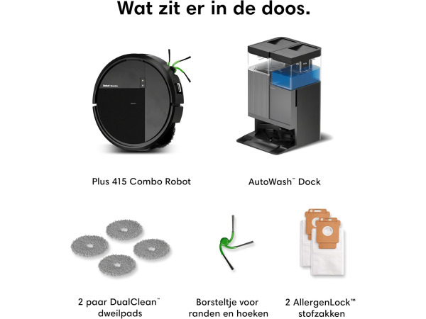 iRobot Roomba Plus 415 Combo Robot + AutoWash Dock – foto 10 – kavel bij XL Auctions
