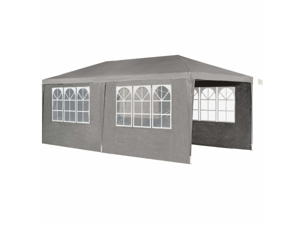 Partytent met zijwanden - 3x6M - Donkergrijs – foto 9 – kavel bij XL Auctions