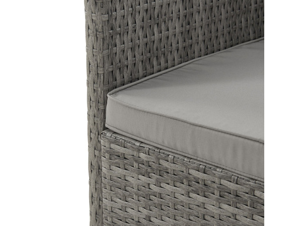 2 in 1 Polyrotan Loungeset Jamaika - Grijs – foto 6 – kavel bij XL Auctions
