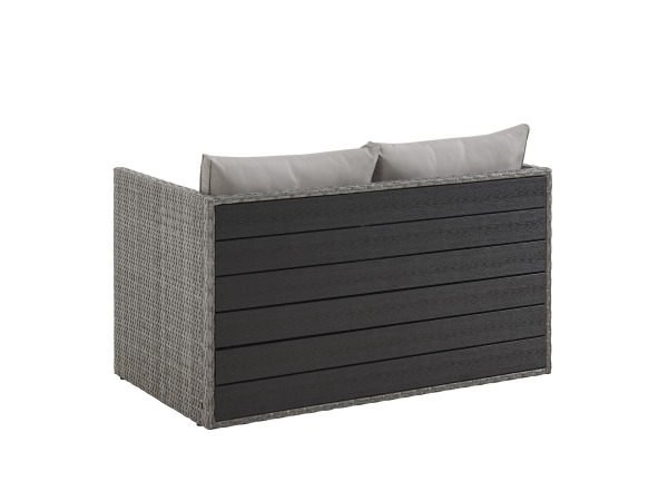 2 in 1 Polyrotan Loungeset Jamaika - Grijs – foto 12 – kavel bij XL Auctions