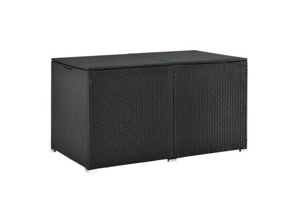 Polyrotan Opbergbox Ikaria - 950 L - Zwart – foto 9 – kavel bij XL Auctions