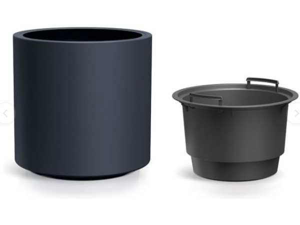 Bloempot Rond Heos R Slim 40cm ANTRACIET – foto 2 – kavel bij XL Auctions