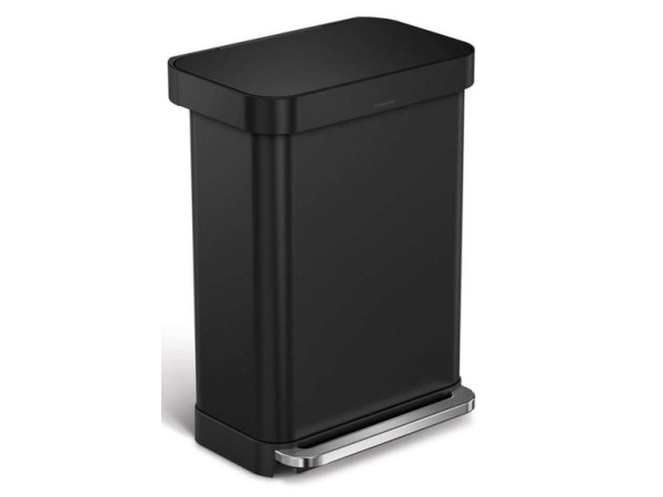 Simplehuman Rechthoekige Pedaalemmer - 55L – foto 2 – kavel bij XL Auctions
