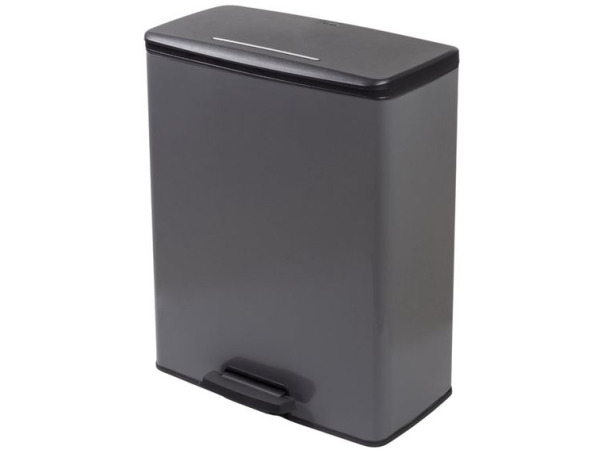 Curver Decobin Prullenbak - 65L - Rechthoekig - Grijs – kavel bij XL Auctions