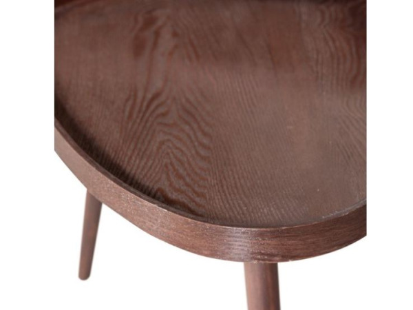 WOOOD Nissa Bijzettafels - Walnoot - Set van 2 - 39x71x52 – foto 2 – kavel bij XL Auctions