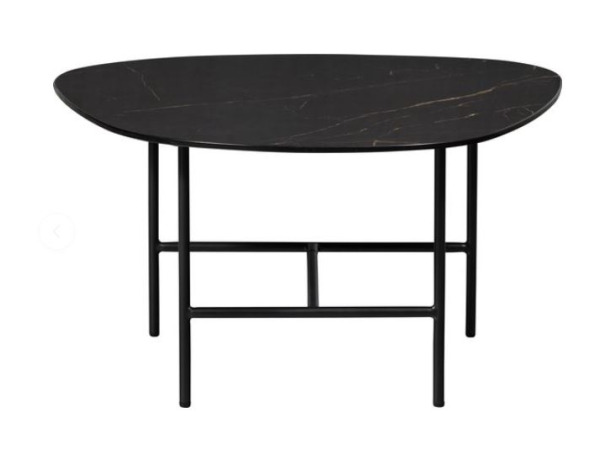WOOOD Vajen Salontafel - Marmeren Look - Zwart - 38x70x70 – foto 2 – kavel bij XL Auctions