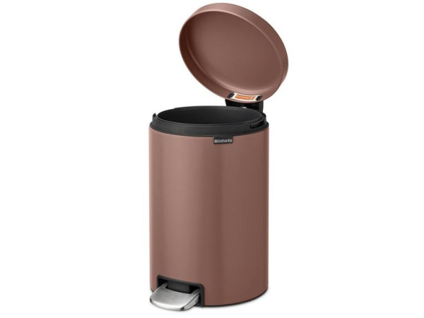 Brabantia NewIcon Prullenbak - 12 liter - Satin Taupe – foto 2 – kavel bij XL Auctions