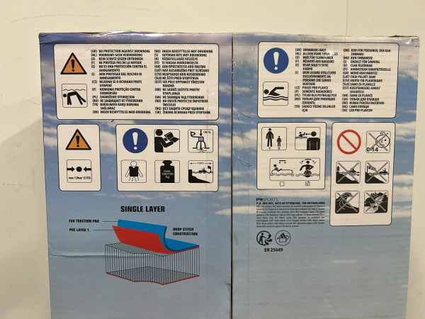 XQ Max opblaasbaar supboard 320cm oranje – foto 6 – kavel bij XL Auctions