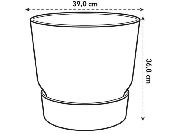 Elho Greenville Bloempot voor Buiten Ø 39 x H 36.8 cm – foto 2 – kavel bij XL Auctions