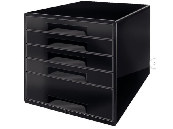 Leitz Desk cube - 5 laden - Zwart – kavel bij XL Auctions