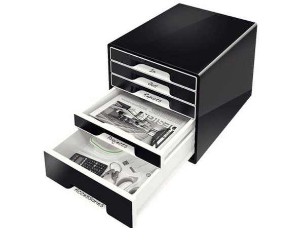 Leitz Desk cube - 5 laden - Zwart – foto 2 – kavel bij XL Auctions
