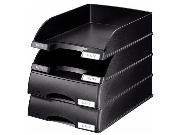 Leitz Plus Duurzame A4 Brievenbak (5 Stuks) - Zwart – foto 2 – kavel bij XL Auctions