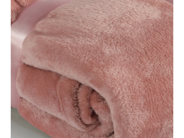 Fleece deken roze 150x200cm – foto 3 – kavel bij XL Auctions
