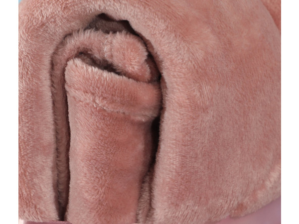 Fleece deken roze 150x200cm – foto 4 – kavel bij XL Auctions
