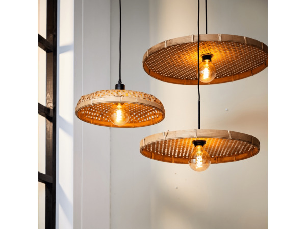 Hanglamp Paloma rotan naturel 50 cm – foto 3 – kavel bij XL Auctions