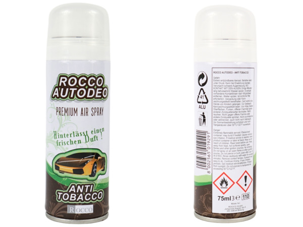 11x Rocco autodeo anti-tabak 75 ml