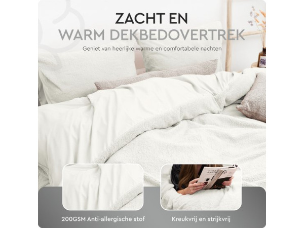 Sleeptime Teddy Dekbedovertrek - 240x200/220 +2slopen – foto 4 – kavel bij XL Auctions