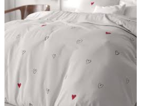 Dekbedovertrek hearts everywhere 140x200cm+1sloop – foto 2 – kavel bij XL Auctions