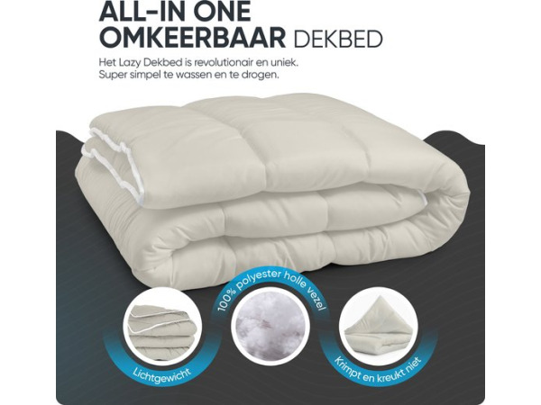 Sleeptime lazy Dekbed 200x200cm – foto 5 – kavel bij XL Auctions