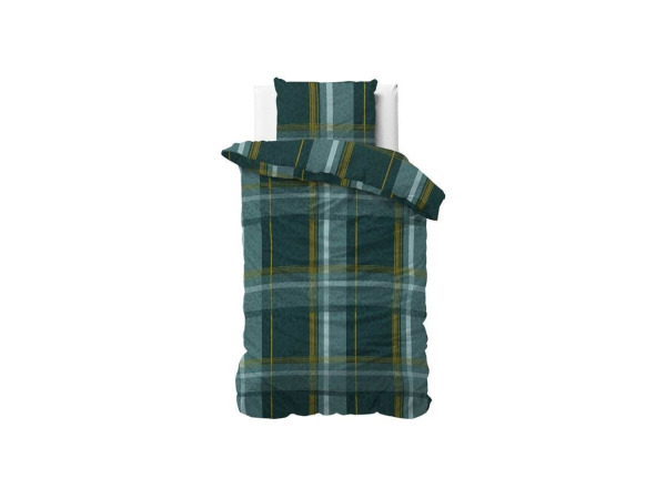 Dekbedovertrek zoni green 140x200cm+1sloop – kavel bij XL Auctions