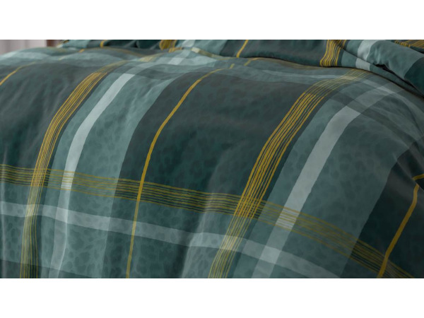 Dekbedovertrek zoni green 200x200cm+2slopen – foto 2 – kavel bij XL Auctions