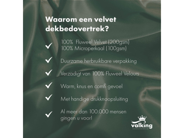 Dekbedovertrek Velvet Veloers zwart 240x220cm+2slopen – foto 4 – kavel bij XL Auctions