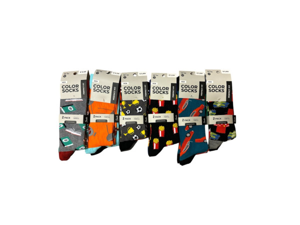 Partij Happy color socks mt36-46