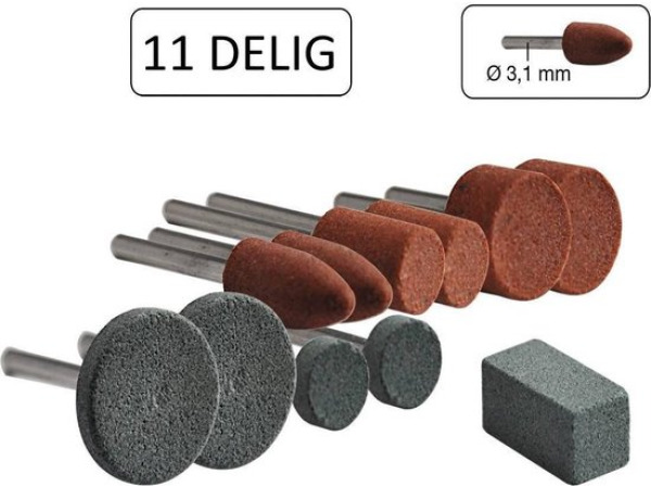 Schuurset voor dremel of boormachines – foto 2 – kavel bij XL Auctions