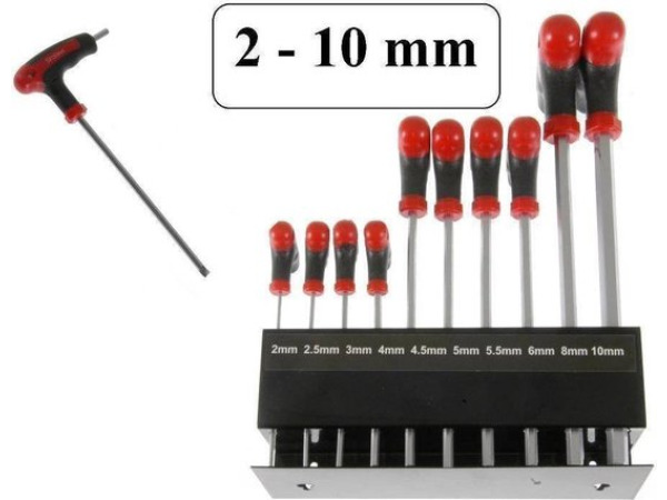 T-Grip Inbus zeskant, 2-10 mm – foto 2 – kavel bij XL Auctions