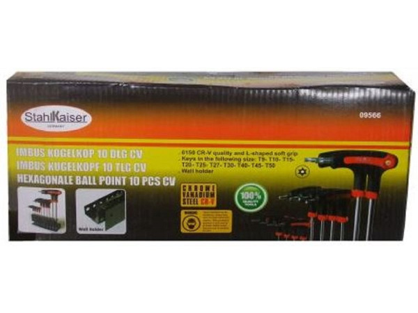 T-Grip sleutel Torx, T9-T50 – kavel bij XL Auctions