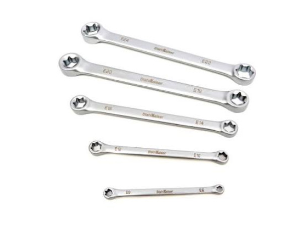 Torx-Ringsleutel set dubbel 5 dlg CRV – foto 2 – kavel bij XL Auctions