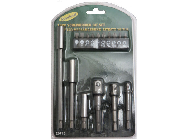 16-dlg Schroevendraaier bit set – kavel bij XL Auctions