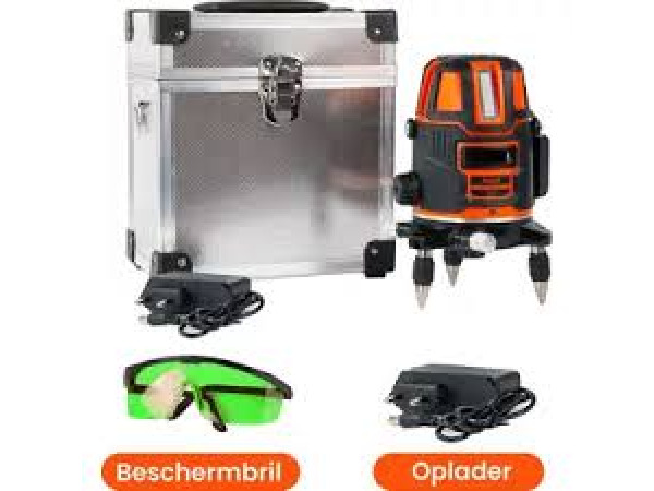 Bouwlaser met statief op accu – foto 5 – kavel bij XL Auctions