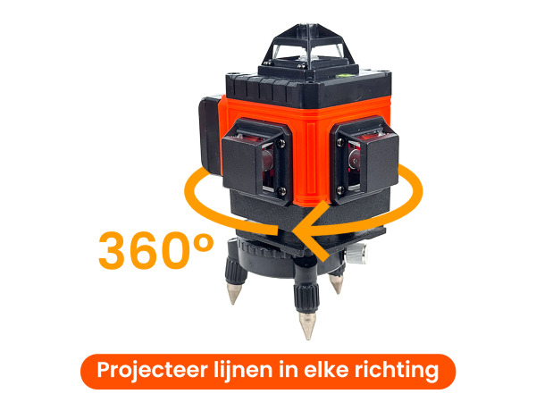 Kruislijnlaser 16 lijnen incl. statief – foto 3 – kavel bij XL Auctions